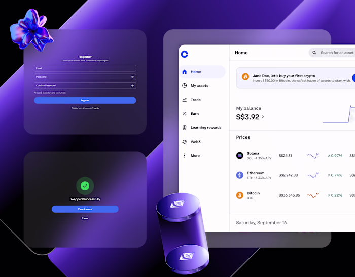 GenieX Crypto Wallet Website