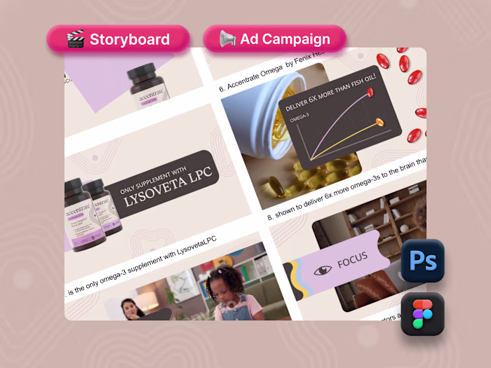 Storyboard Product Design for Pharmaceutical Brand Promo