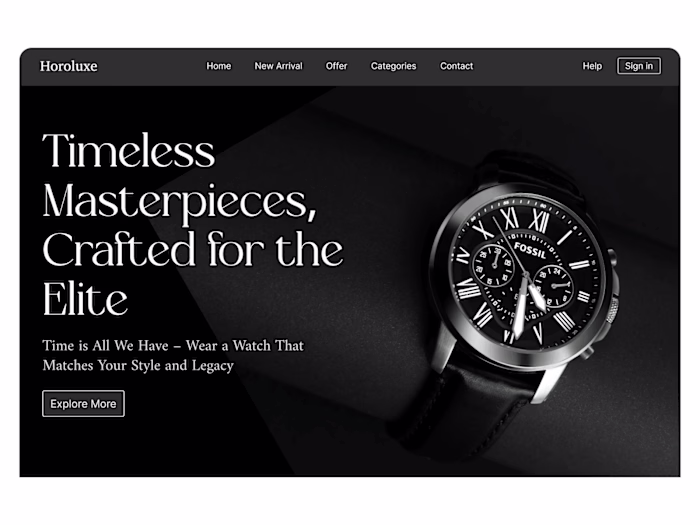 Luxury Premium Watch -Horoluxe