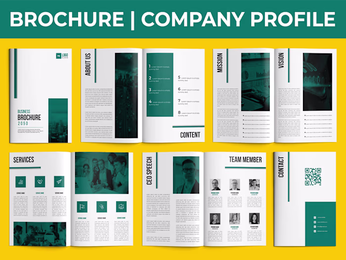 I will do smart brochure design, annual report, company profile