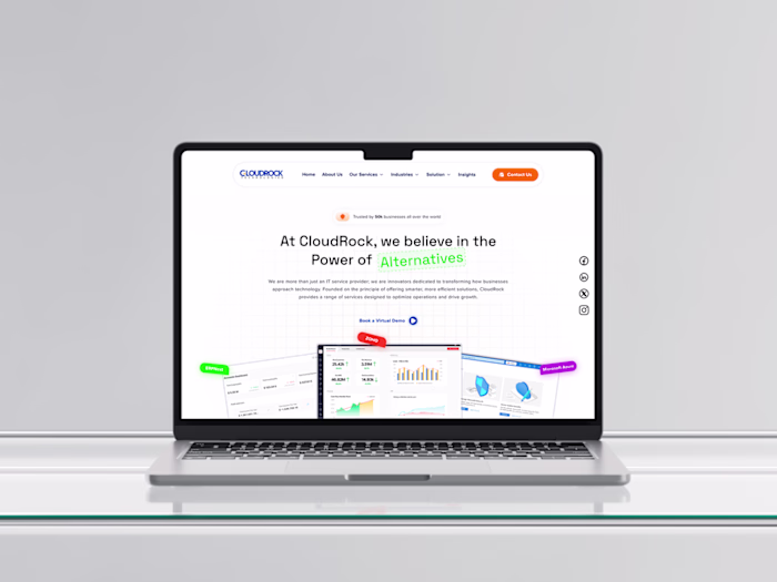 CloudRock Technologies Website Design