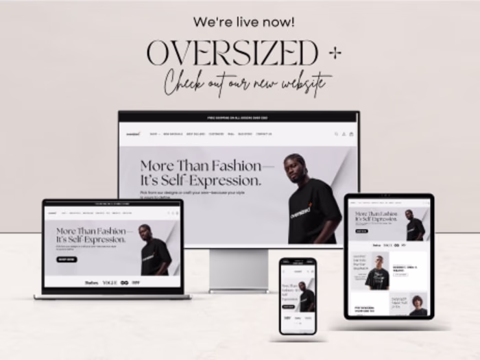  Oversized+ (Custom Product Configurator)
