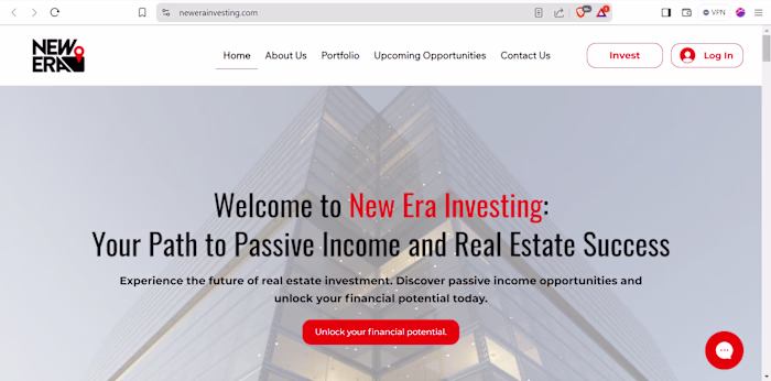 Website Design & Content Development For Real Estate Investment 