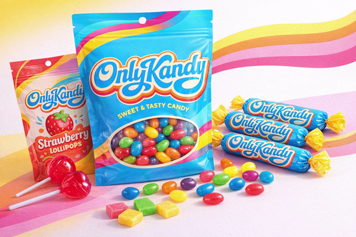 OnlyKAndy Logo Identity and Packaging design