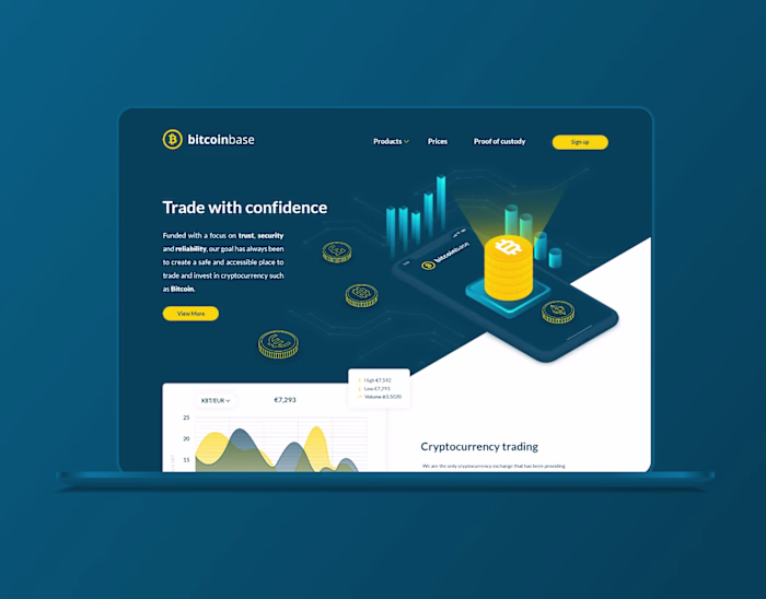 Bitcoinbase Web Design