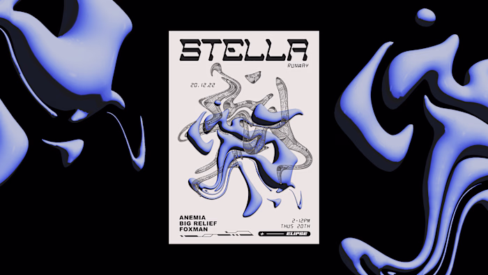 Event poster design