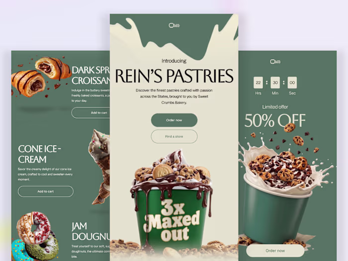 High-Fidelity Promotional Email Design 