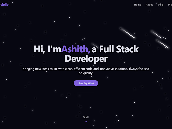 Ashith Portfolio