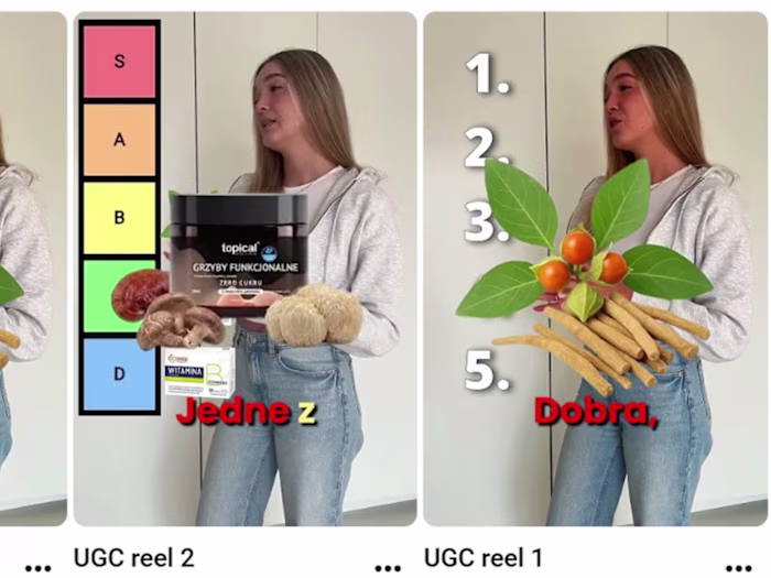 UGC Supplement Ranking Reel