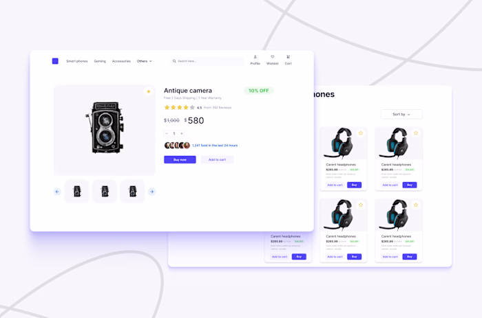 Digital Product E-commerce Website
