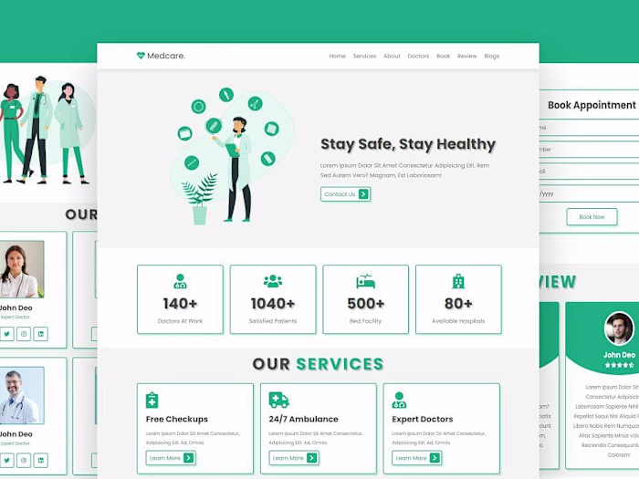 Hospital Web site 