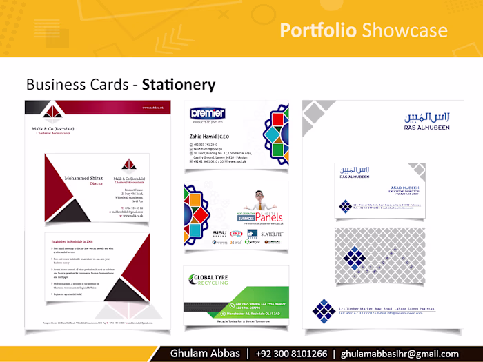 Business Cards Office Stationery 