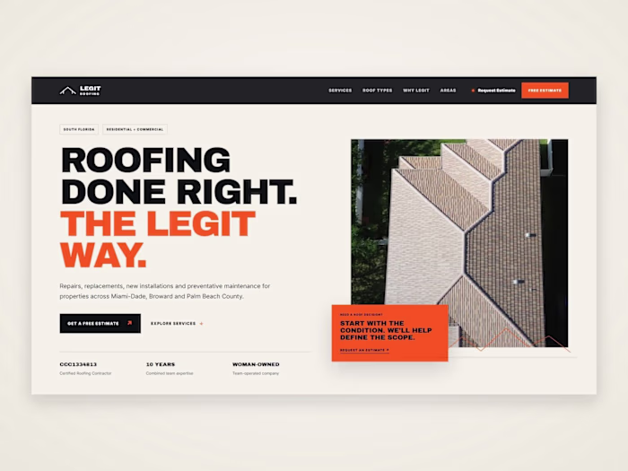 Designed and developed a modern,