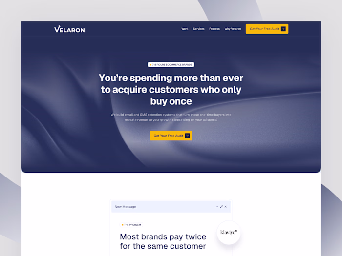Velaron | Agency Website Design & Development
