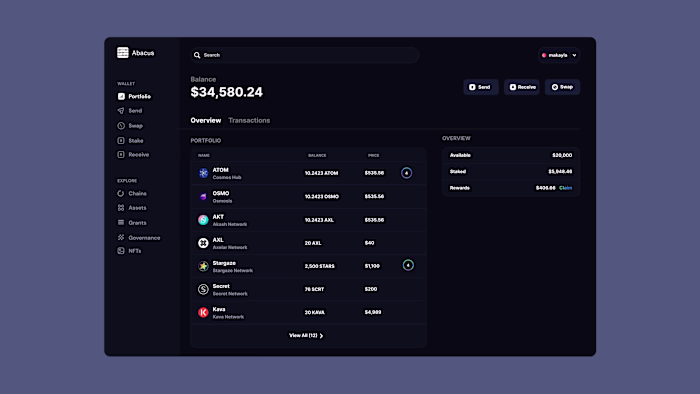 Abacus - Crypto wallet