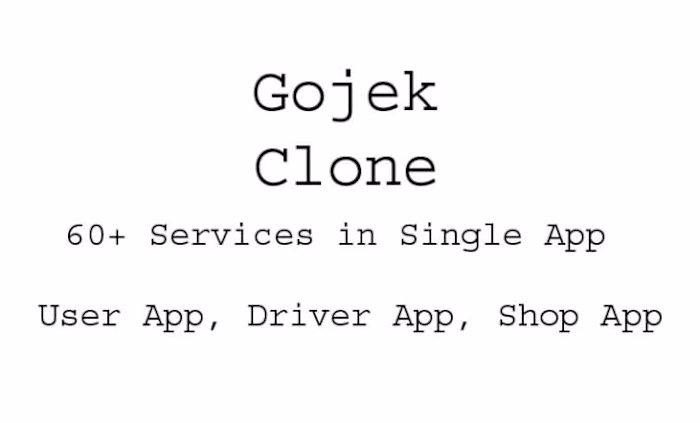 I will create gojek clone application