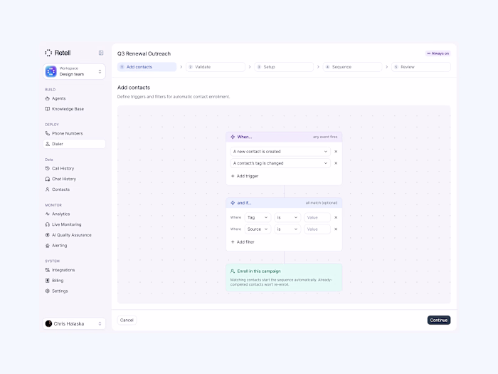 A design system and product overhaul for AI voice agents