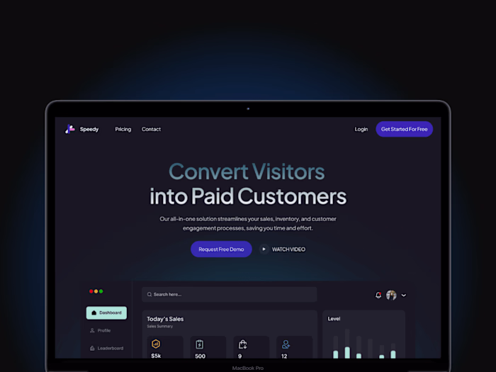 SPEEDY LANDING PAGE