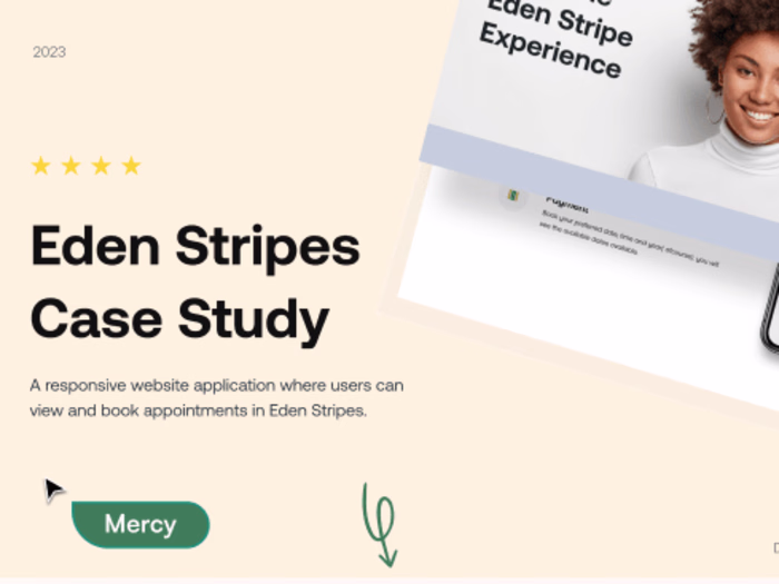 Website Design for Eden Stripe