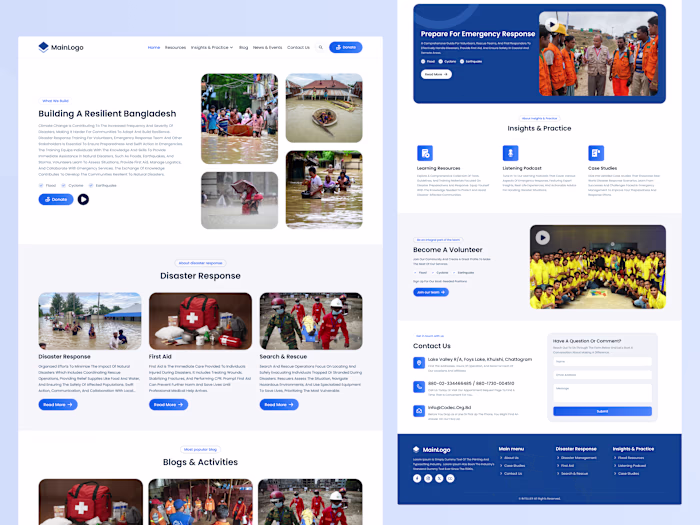 Donation & Information Website
