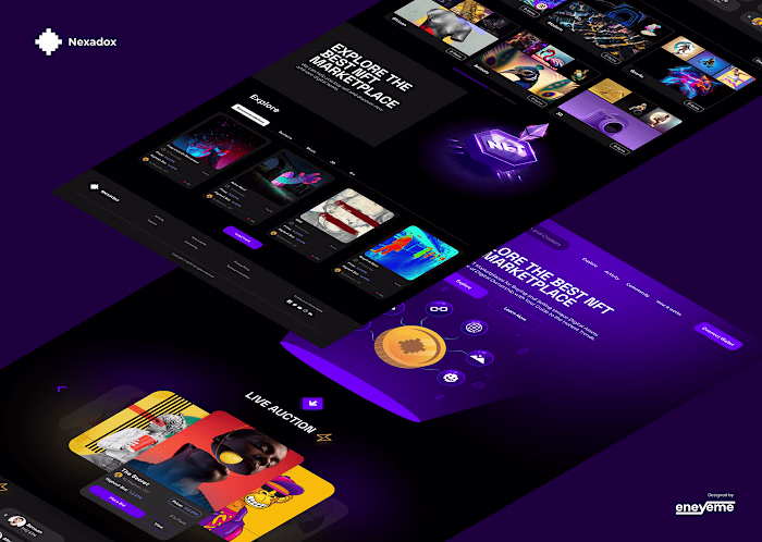 Nexadox NFT Landing Page