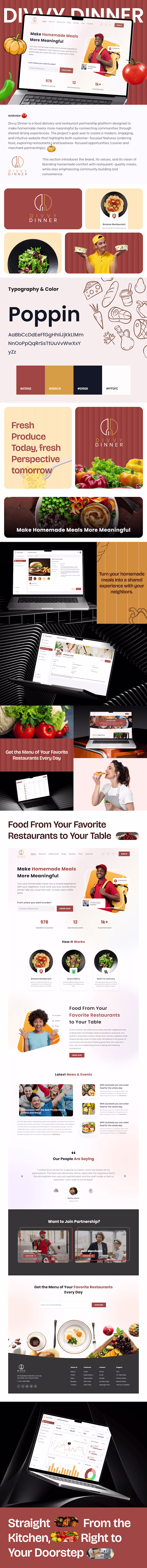 Connecting People Through Homemade Meals Website