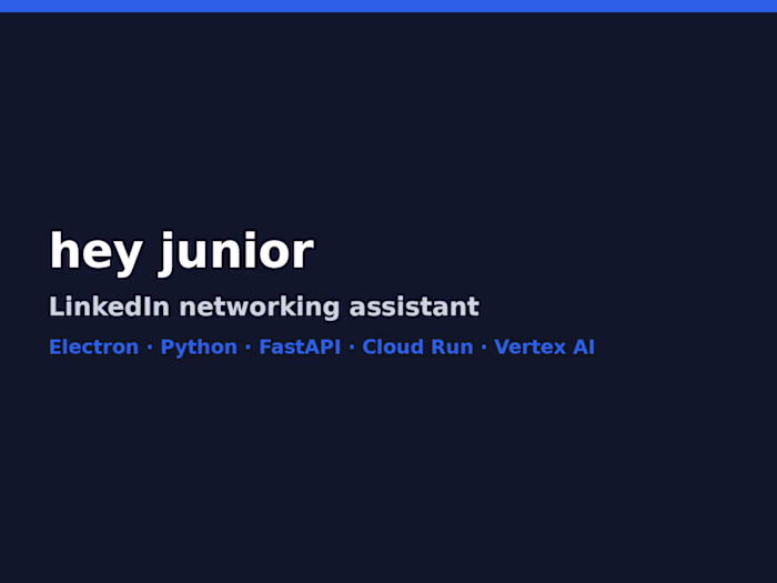 hey junior