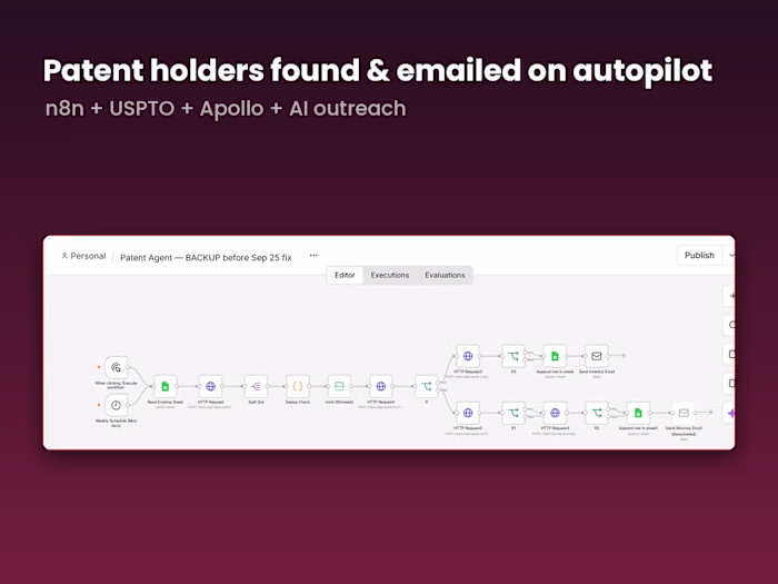 n8n AI Outreach Agent & Lead Delivery Webhook