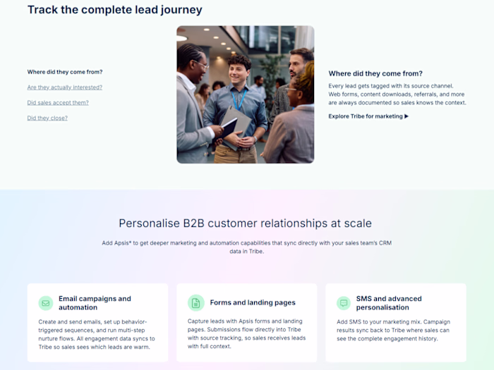 ICP-FOCUSED WEBPAGE
CRM for Marketers: Role-specific
