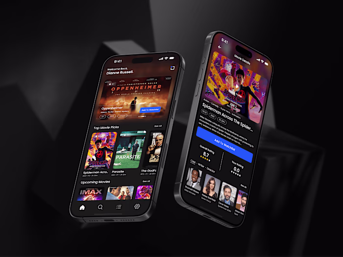 Movie Database / Information Mobile App Design