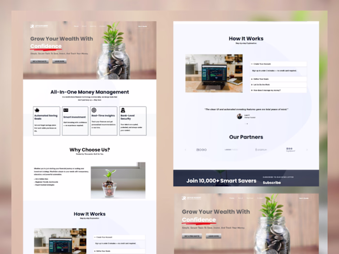 Commerce 1 Investment Website Design