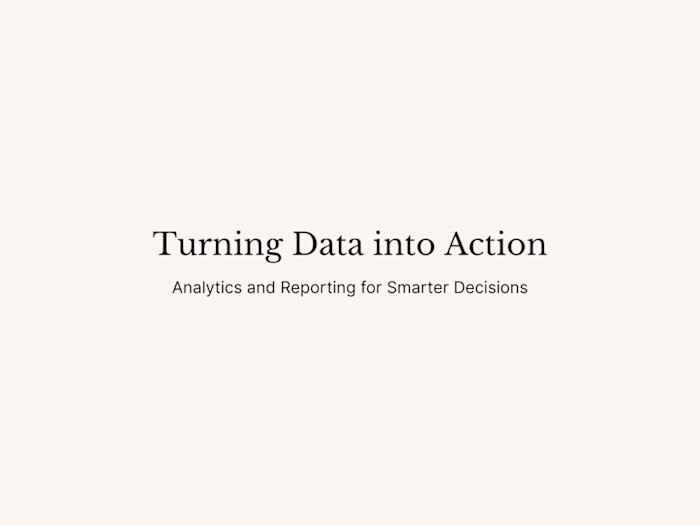 Data-Driven Insights