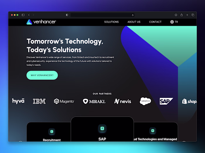 Website and Brand Identity Design for Venhancer