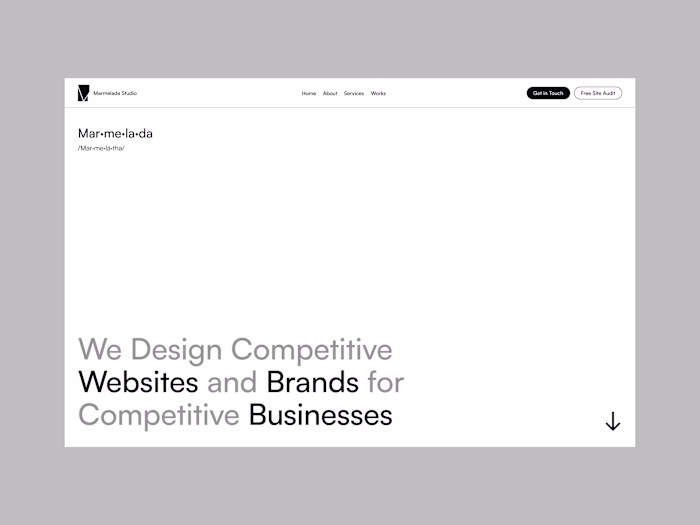 Marmelada Studio Agency Website