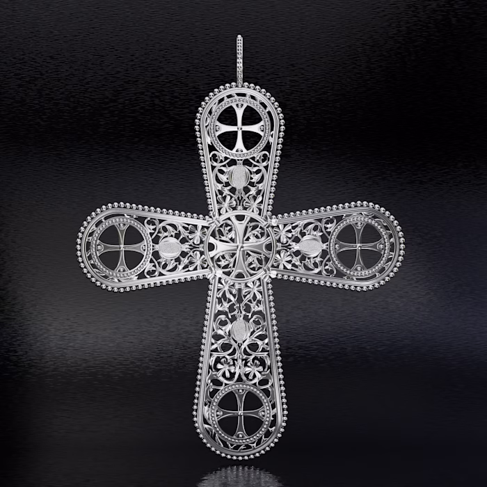 A detailed 3D model of