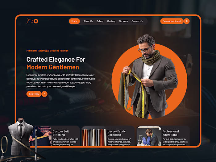 Premium Tailor & Fashion Website