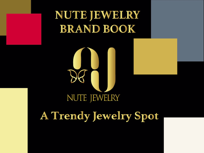 'NUTE JEWELRY' Brand Book. A Trendy Jewelry Spot! 💫✨