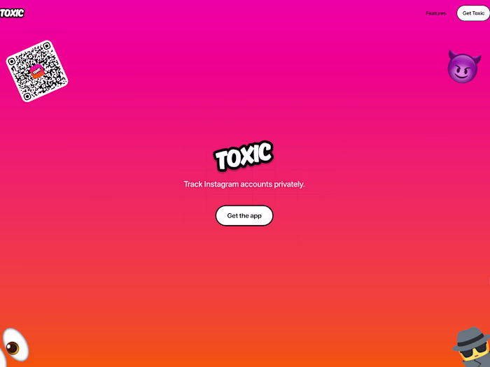 Toxic - Instagram Chrome Extension