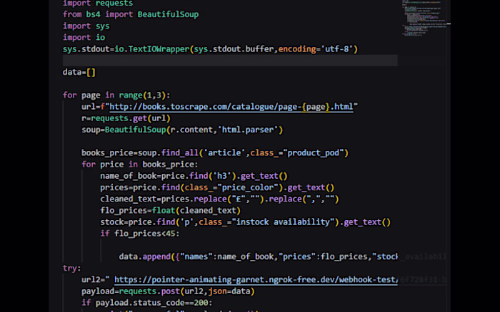 Automated Python Web Scraper &