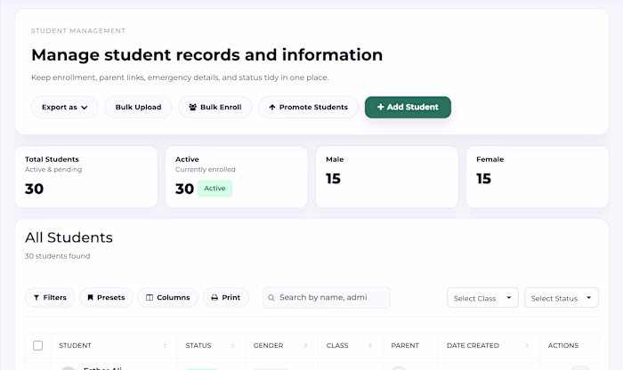 eBingwa Kenya’s Free School Management System