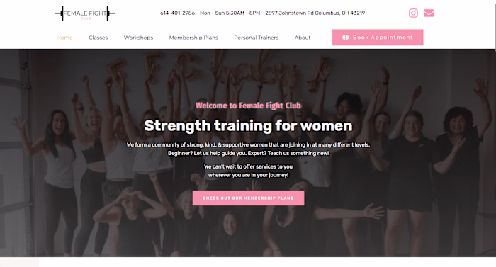 Female Fight Club Columbus