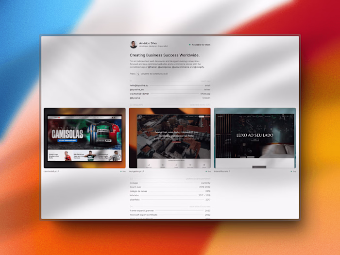 Personal Portfolio