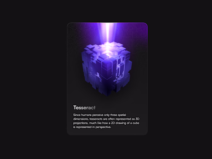 Tesseract card exploration