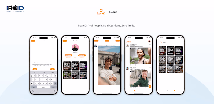 Real60 - Anti-Troll Social Media App 