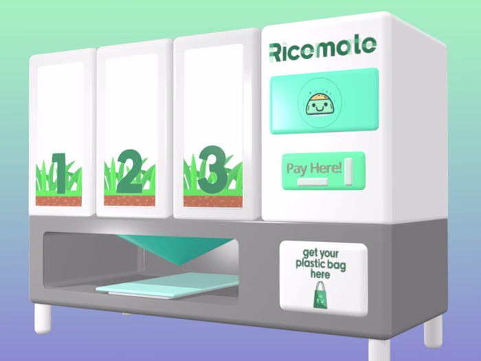 Multi-Grain Rice Dispenser Machine w/ SMS and Payment System