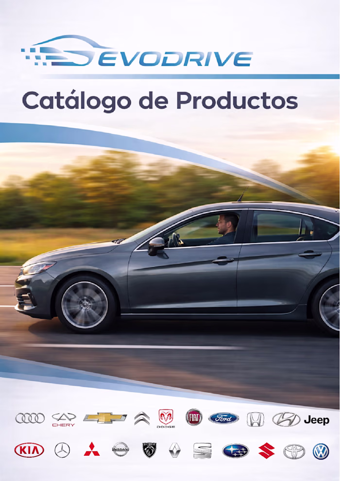 Product catalog layout designed for