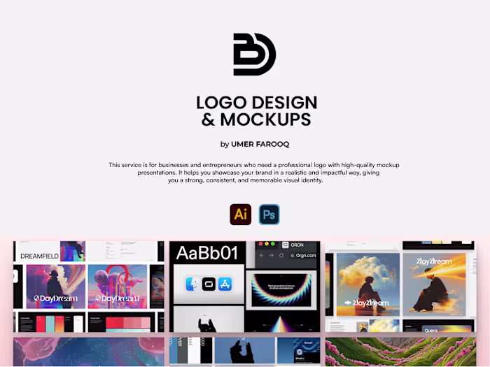 Logo Design & Mockup Presentation
This