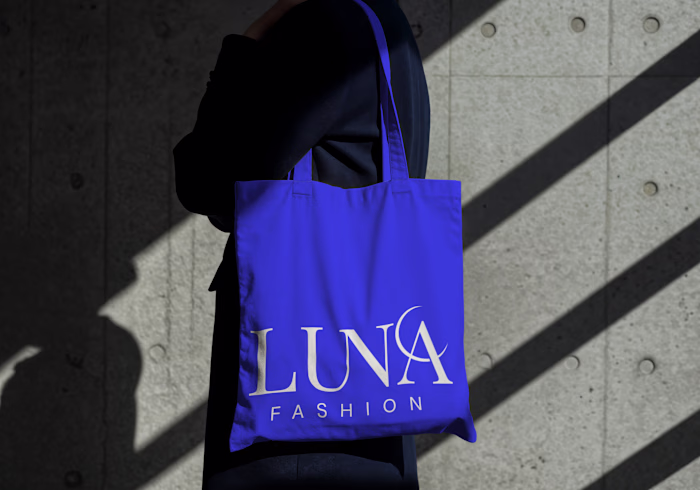 Luna fashion logo and brand identity design project
