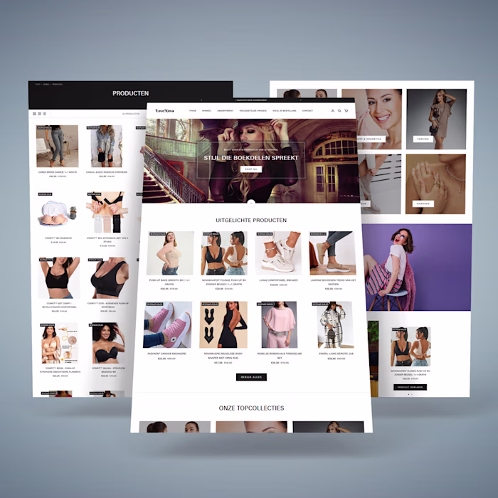 Shopify Fashion Store, Online ecommerce store
