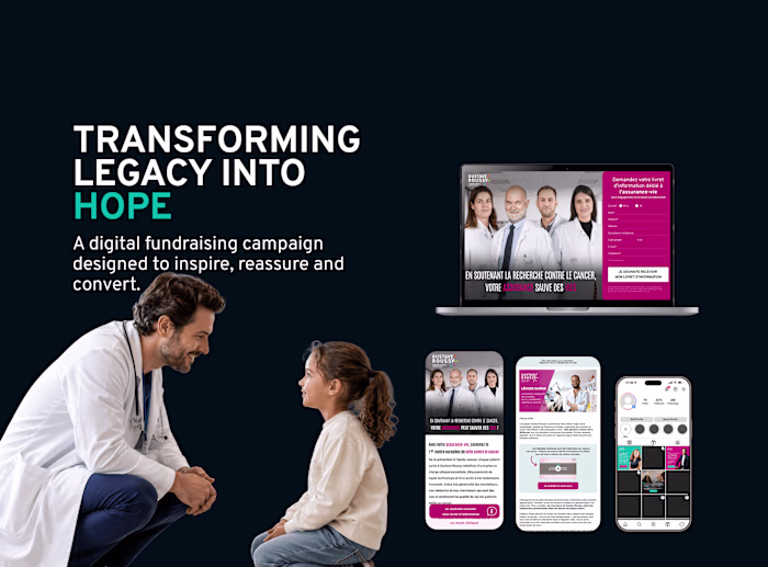 Digital lead generation campaign / fundraising